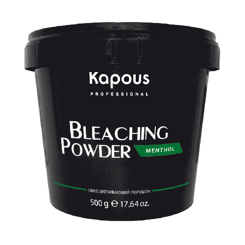 Обесцвечивающий порошок для волос Kapous Menthol, 500 г(обмен на Арт2484)