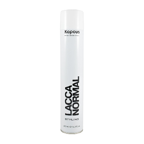 Лак аэрозольный для волос нормальной фиксации Kapous Lacca Normal, 500 мл 