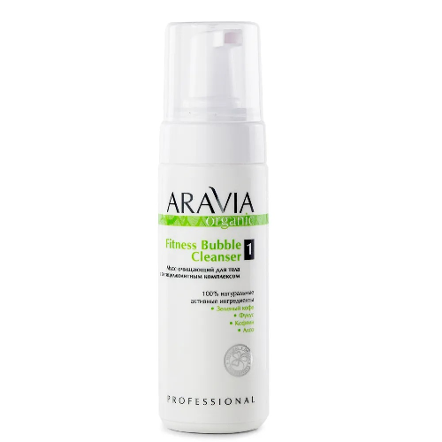 Мусс очищающий для тела с антицеллюлитным комплексом FITNESS BUBBLE CLEANSER, 160 мл