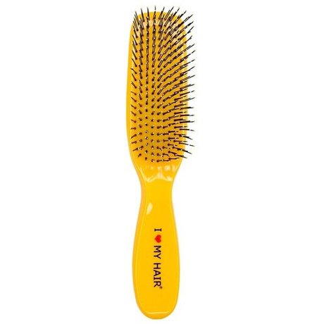Парикмахерская щетка в детской упаковке желтая глянец S I LOVE MY HAIR Spider ECO 1503