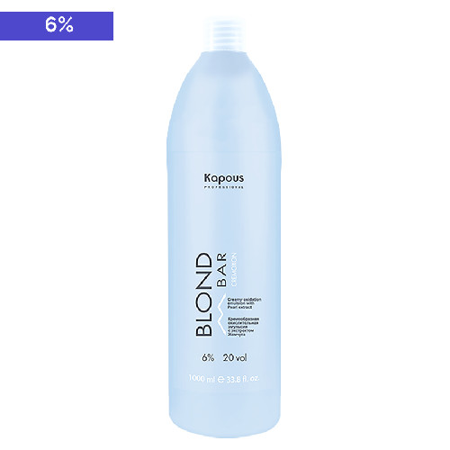 Кремообразная окислительная эмульсия Blond Bar 6%, 1000 мл 