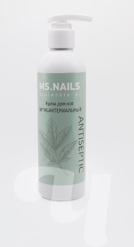 Крем для ног с антибактериальным эффектом MS NAILS,  250 мл