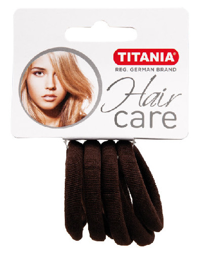 Резинки Titania коричневые, d4см, 6шт/уп 7869