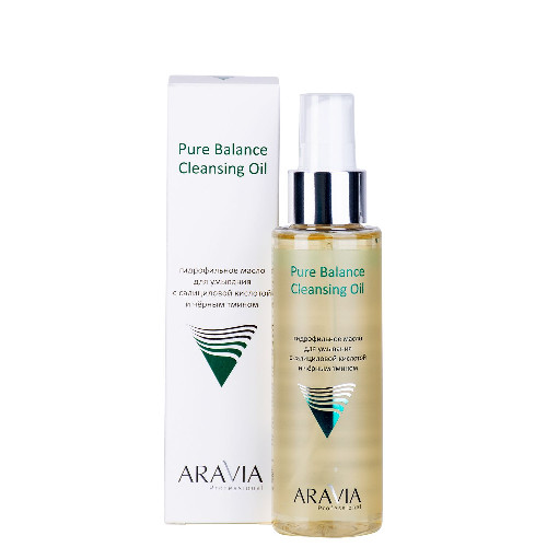 Гидрофильное масло с салициловой кислотой и чёрным тмином Pure Balance Cleansing Oil, 110 мл, ARAVIA
