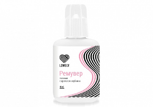 Ремувер гелевый Lovely с ароматом клубники,15мл