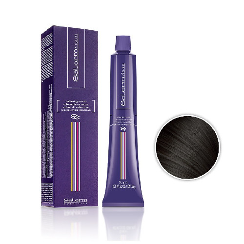 4.0 Перманентный краситель каштан холодный Salermvision Salerm Cosmetics, 75 мл NEW