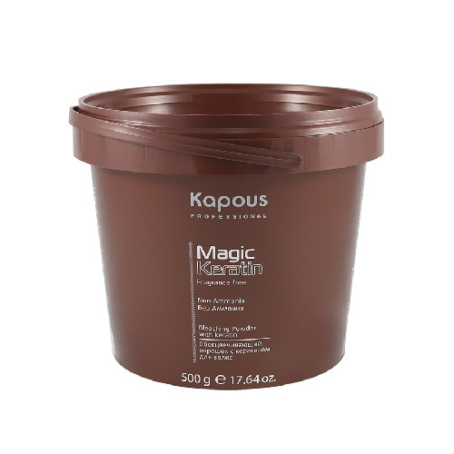 Обесцвечивающий порошок с кератином Kapous Non Ammonia Magic Keratin, 500 гр