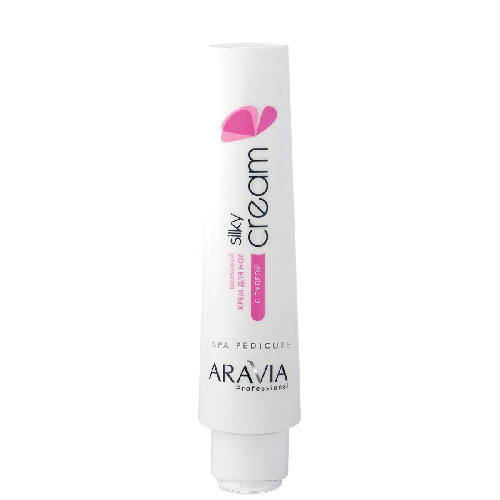 Шёлковый крем для ног с пудрой Silky Cream Aravia Professional, 100 мл