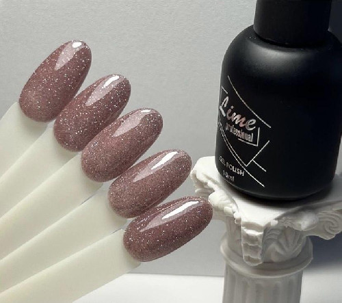 Светоотражающая розовая база Reflective base pink Lime professional, 10 мл