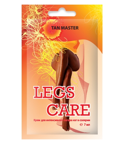 Крем  для ног для загара в солярии Legs care саше Tan Master, 7 мл