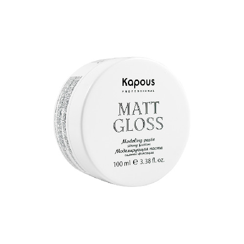 Моделирующая паста для волос сильной фиксации Kapous Matt Gloss, 100 мл 