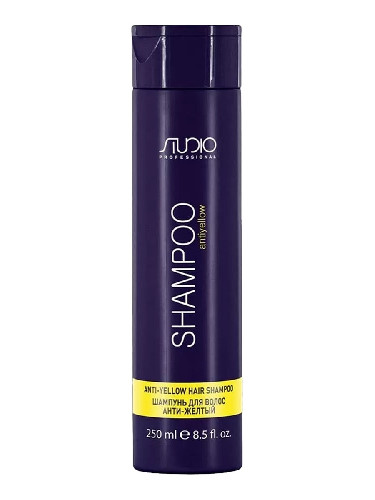 Шампунь для волос Анти-желтый Kapous Antiyellow Studio Professional, 250мл