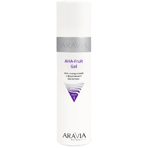 Гель очищающий с фруктовыми кислотами AHA - Fruit Gel Aravia Professional, 250 мл        