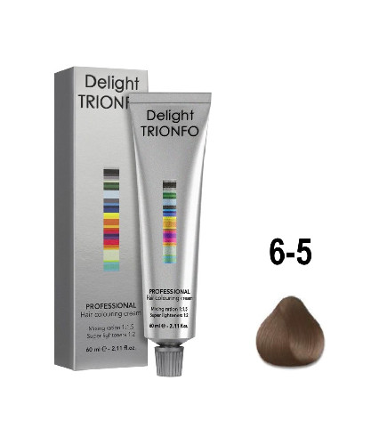ДТ 6-5 стойкая крем-краска для волос Темный русый золотистый Constant Delight, 60 мл