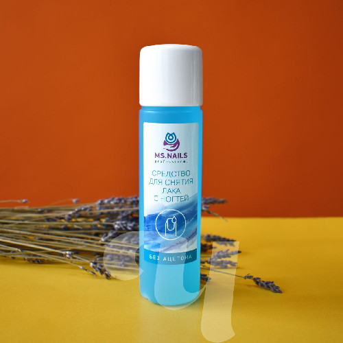Средство для снятия лака без ацетона MS NAILS, 150 мл.