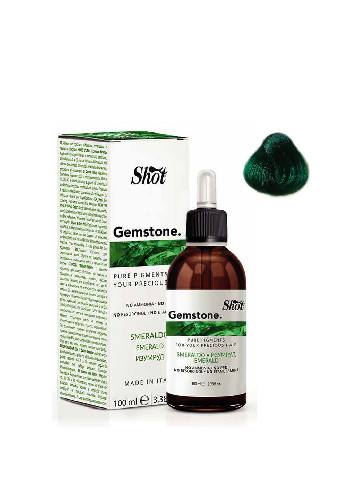 Пигмент Gemstone для окрашивания волос Изумруд Shot, 100 мл