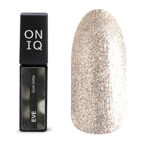 Гель-лак для ногтей блестки цвет Gold Glitter 6 мл