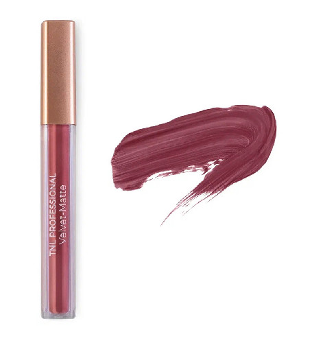 Жидкая помада для губ Velvet-Matte №2 сливовый, TNL Professional, 2,5 мл