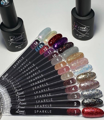 Гель-лаки Sparkle 14, 8 мл