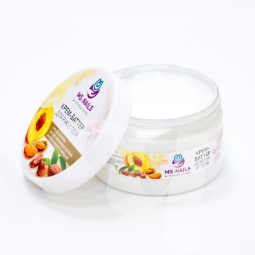 Крем-баттер для рук и тела БЕЛЫЙ MS NAILS 250 мл