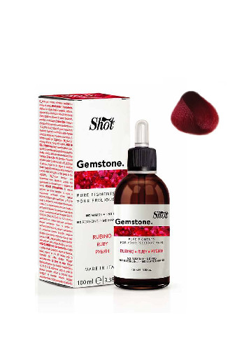 Пигмент Gemstone для окрашивания волос Рубин Shot, 100 мл