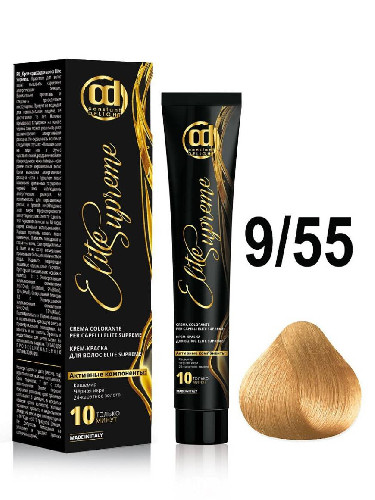 9/55 крем-краска Очень светлый блонд интенсивно-золотистый ELITE SUPREME Constant Delight , 100 мл  