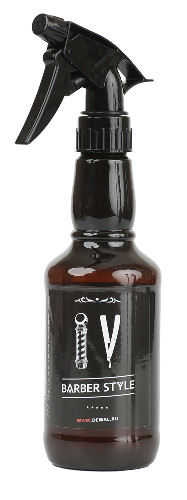 Распылитель DEWAL BARBER STYLE, пластиковый, коричневый, 350 мл
