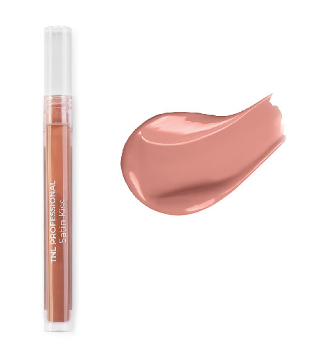 Жидкая помада для губ Satin Kiss №1 прозрачный нюд, TNL Professional, 1,3 мл