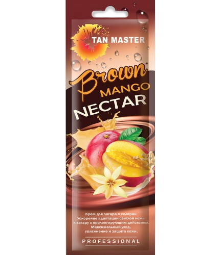 Крем для загара в солярии Brown Mango Nectar Tan Master,15 мл