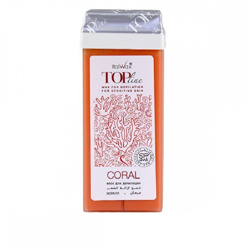Воск ITALWAX Top Line в картридже 100мл  Коралл