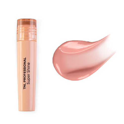 Блеск для губ Super Shine №02 бежевый нюд, TNL Professional, 3 мл