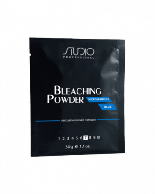 Обесцвечивающий порошок для волос «Microgranules Blue», 30 г