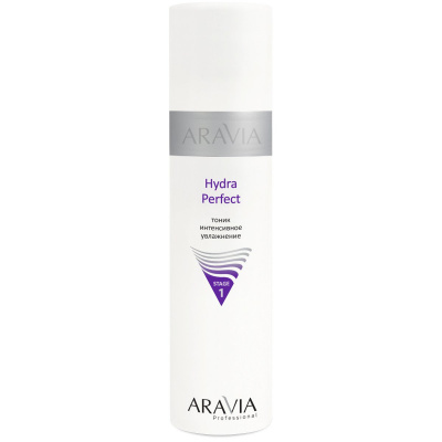 Тоник интенсивное увлажнение Hydra Perfect Aravia Professional, 250 мл                   
