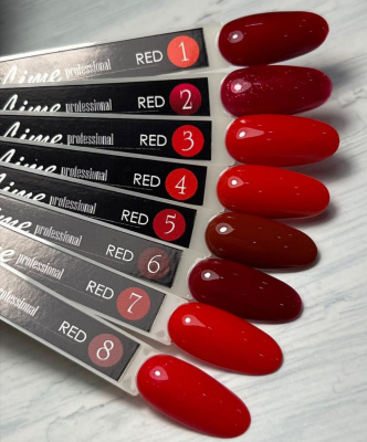 Гель-лаки серия RED, 5 мл