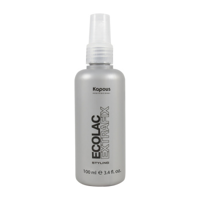 Лак для волос жидкий сверхсильной фиксации Kapous Ecolac Extrafix, 100 мл 