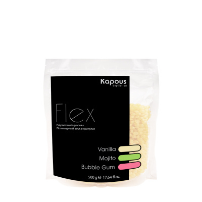 Полимерный воск в гранулах Flex с ароматом Ваниль,500 г