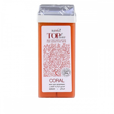 Воск ITALWAX Top Line в картридже 100мл  Коралл