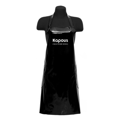 Передник лаковый черный Kapous Professional                      